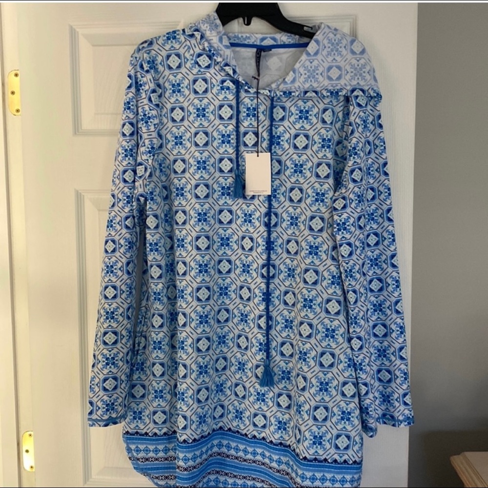 Aqua et Sol Blue Cover Up